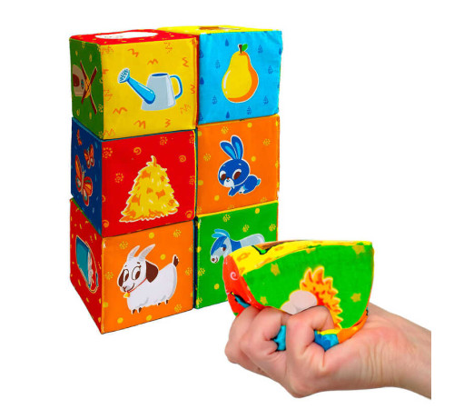 гр Набір MC090601-05 кубиків "Тваринки на фермі" (20) "Масік", 6 кубиків, в пакеті гр Набір MC090601-05 кубиків "Тваринки на фермі" (20) "Масік", 6 кубиків, в пакеті