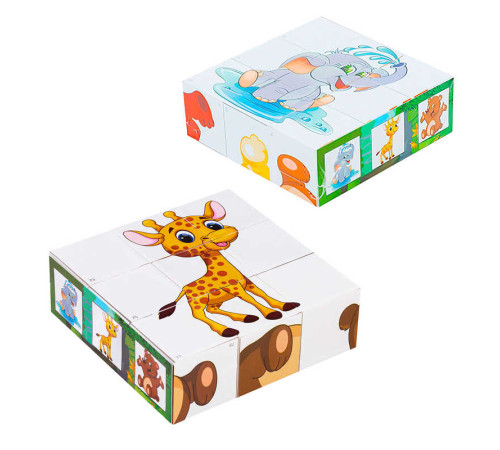 гр Кубики "Кумедні тварини" 0415 (21) "BAMSIC" – в наличии! Купите сейчас у KAZKOVA