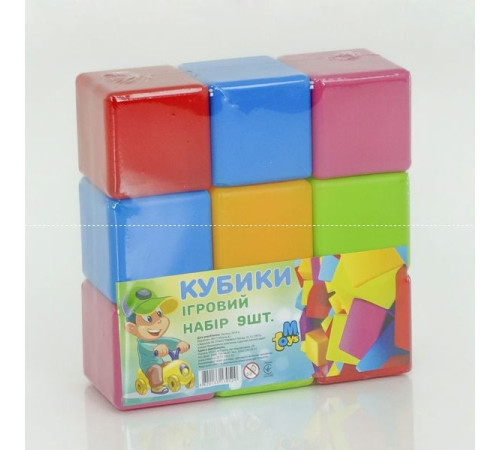 гр Кубики великі 9 шт. 14066 (21) "M Toys" гр Кубики великі 9 шт. 14066 (21) "M Toys"