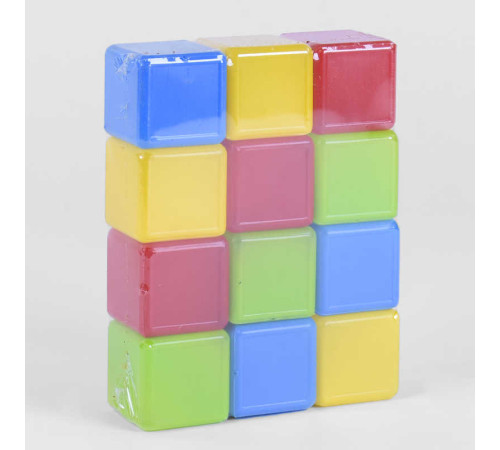 гр Кубики кольорові 12 шт. (24) 05062 "M Toys"
