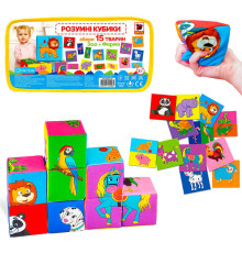 гр Набір MC 090501-06 кубиків "Розумні кубики" (8) "Масік", в сумці