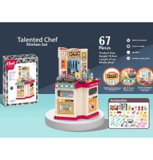 Кухня 922-112 (6) 67 деталей, підсвічування, звук, мелодії, йде пар, на батарейках, в коробці