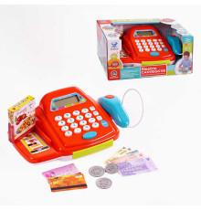 Касовий апарат 66109 (48/2) калькулятор, підсвічування, звук, банківська картка, гроші, в коробці