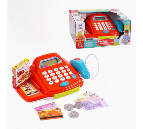 Касовий апарат 66109 (48/2) калькулятор, підсвічування, звук, банківська картка, гроші, в коробці