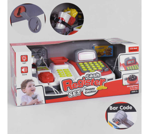 Касовий апарат 35536 B (12/2) світло, звук, вбудований калькулятор, мікрофон, в коробці – в наличии! Купите сейчас у KAZKOVA