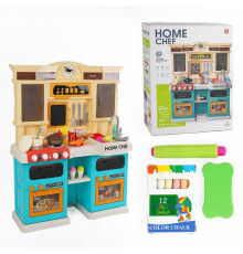 Кухня 922-162 (4) висота 83 см, 85 елементів, звуки, мелодії, підсвічування, автоматична подача води, парогенератор, дошка для крейди, в коробці