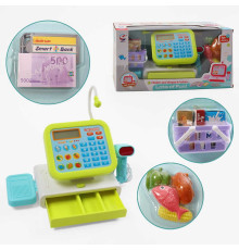 Касовий апарат 5963 В (24/2) світлові та звукові ефекти, сканер, кошик з продуктами, в коробці