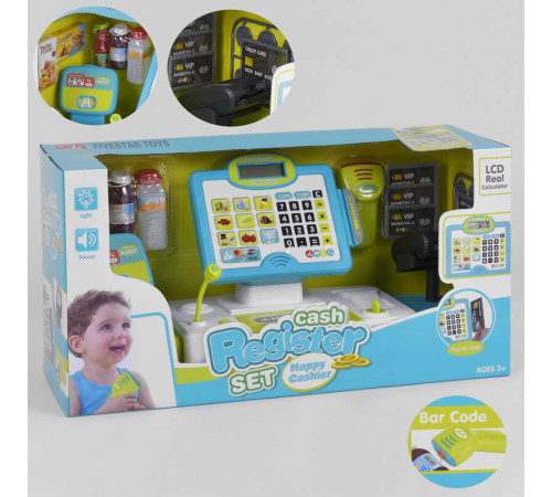 Касовий апарат 35559 А (6) світло, звук, вбудований калькулятор, в коробці – в наличии! Купите сейчас у KAZKOVA