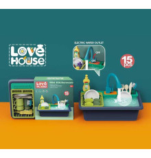 Мийка XG 2-15 A (12) кран на батарейках, подача води, 15 елементів, в коробці