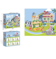 Кухня 228-12 C (48/2) духова піч, 23 см 13 см 20 см, посуд, плита, каструля, сковорідка, ніж, лопатка, декоративна їжа, герої, в коробці