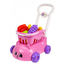 гр Іграшка "Візок" 7563 (3) "ТЕХНОК", 16 продуктів, в коробці