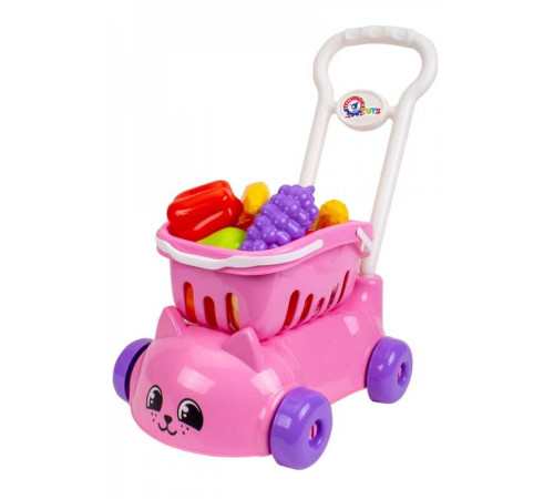 гр Іграшка "Візок" 7563 (3) "ТЕХНОК", 16 продуктів, в коробці – в наличии! Купите сейчас у KAZKOVA