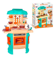 гр Кухня 5637 (3) підсвічування, звук, пар, 29 аксесуарів, "Technok Toys", в коробці
