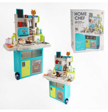 Кухня 922-178 (4) 115 елементів, висота - 102 см, звук, підсвічування, парогенератор, ллється вода з крана, посуд, продукти, наліпки, в коробці