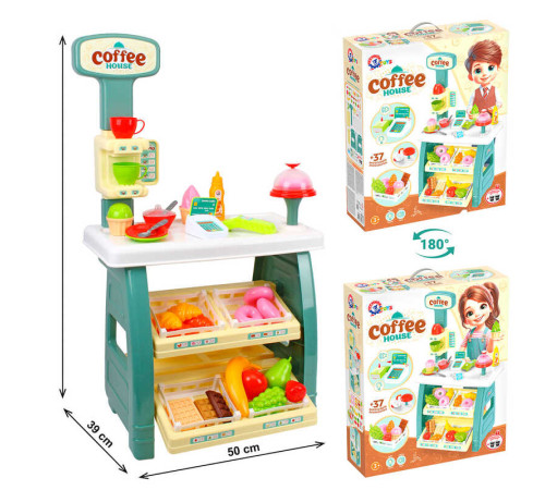 гр Іграшковий набір "Кав’ярня" 9765 (3) "Technok Toys", 50 39 87 см, продукти, каса, гроші, термінал, світло, звук, в коробці – в наличии! Купите сейчас у KAZKOVA гр Іграшковий набір "Кав’ярня" 9765 (3) "Technok Toys", 50 39 87 см, продукти, каса, гроші, термінал, світло, звук, в коробці – в наличии! Купите сейчас у KAZKOVA