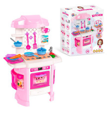 гр Кухня 6696 (3) підсвічування, звук, пар, 29 аксесуарів, "Technok Toys", в коробці