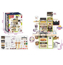 Кухня 93 T-3 (6) музична панель, плита, витяжка, блендер, підсвічування, звук, музика англійською мовою, парогенерація, посуд, їжа, аксесуари, в коробці