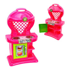 гр Кухня №9 1844 (4) "Technok Toys", плита, духова шафа, полички, в пакеті