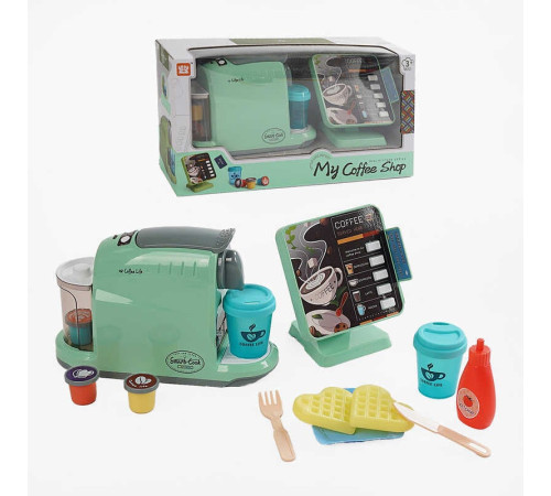 Кав’ярня LD 6610 A Штрих = 00231 (24/2) кавомашина, касовий апарат, звук, підсвічування, ллється вода, аксесуари, капсули з кавою, в коробці