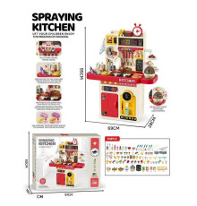 Кухня G 796 A Штрих = 00670 (4) 93 ел.,висота 95см, пісеньки та слова англійською, підсвічування, звуки, парогенератор, помпова подача води, в коробці