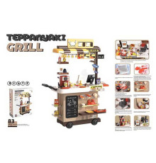 Магазин 889-285 (4) висота: 102 см, 83 елементи, звуки, підсвічування, парогенератор, автоматична подача води, посуд, муляжі їжі, в коробці