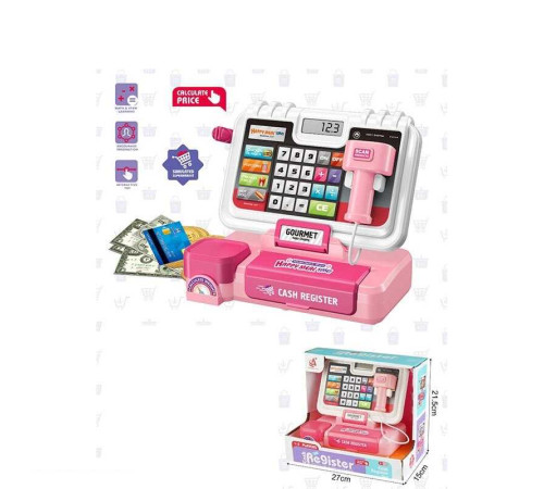 Касовий апарат CF 8248 (48/2) звук, підсвічування, калькулятор, сканер, в коробці