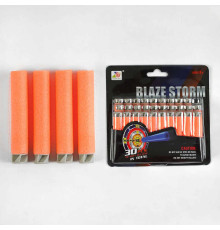 М`які патрони ZC 09 (72/2) 30 штук, гумовий наконечник, на листі