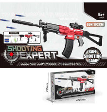 Автомат 337-4 (24) автоматичний принцип роботи, акумулятор 7.4V, 20 м’яких патронів, в коробці