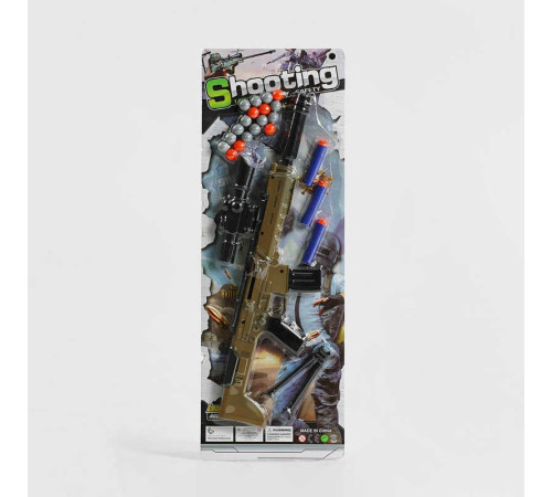 Автомат 6688-3 (144/2) патрони на присосці, круглі кулі, аксесуари, на листі