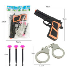 Пістолет 1936-15 (600/2) патрони на присосці, наручники, у пакеті