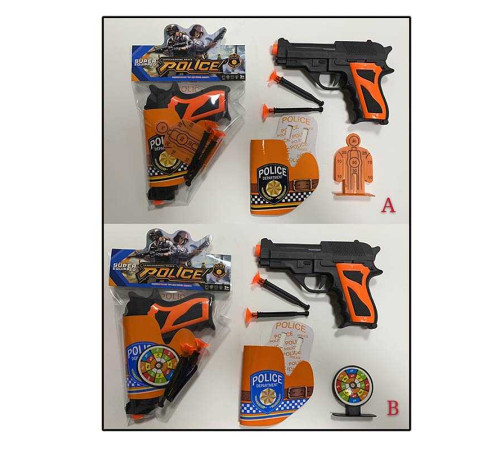 Пістолет 22-1 AB (480/2) 2 види, патрони на присосках, мішень, у пакеті