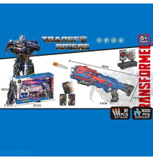 Набір героя з автоматом 894 (18) “Супергерой”, автомат з механічним принципом, стріляє орбізами та м’якими патронами, маска, 3 види мішені, в коробці