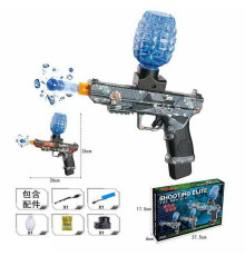 Пістолет 66696 C2 (60) 2 кольори, акумулятор 3.7V, автоматичний принцип роботи, стріляє орбізами, знімний магазин, в коробці