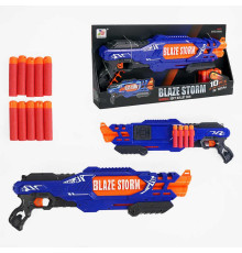 Автомат ZC 7111 (6) 10 м`яких патронів з пластиковим наконечником, тримач для патронів, в коробці