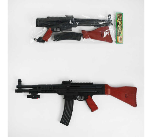 Автомат 303 B-1 (48) лазерний приціл, стріляє пульками, знімні приклад та магазин, у пакеті