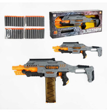 Автомат ZC 7167 (6) автоматичний принцип роботи, стріляє м’якими патронами, 40 патронів, магазин, в коробці