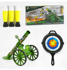 Міномет 3575 A (12) самохідний, звук, механічний принцип роботи, 3 м’які снаряди, мішень, в коробці