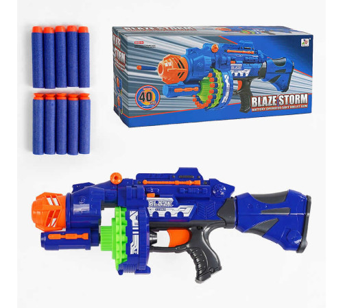 Автомат 7051 (6) з м'якими кулями, на батарейках, в коробці