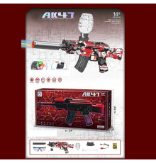 Автомат MH 7049 (36) вбудований акумулятор, стріляє орбізами, глушник з підсвічуванням, магазин, захисні окуляри, в коробці