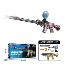 Автомат WH 68-2 (36) акумулятор 7.4 V, автоматичний та механічний принципи роботи, стріляє орбізами, підсвічування, в коробці