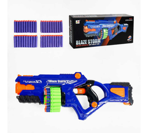 Автомат ZC 7123 (6) м’які кулі, 40 шт, на батарейках, в коробці