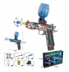 Пістолет 66696 A2 (60) 2 кольори, акумулятор 3.7V, автоматичний принцип роботи, стріляє орбізами, знімний магазин, в коробці