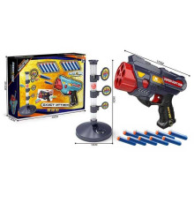 Пістолет з мішенню 66-2 (24) 10 м'яких патронів, механічний пістолет, в коробці