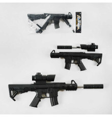 Автомат 918 + (72) стріляє пульками, лазерний приціл, глушник, у пакеті