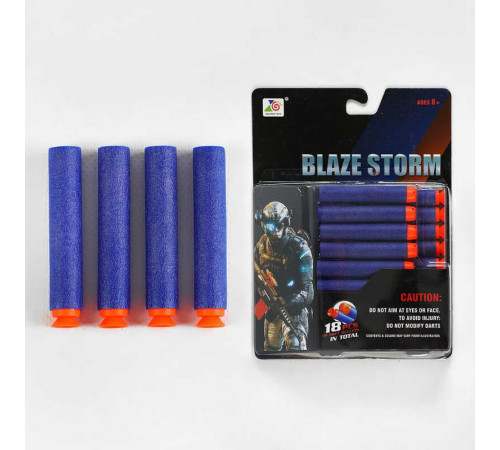 М`які патрони ZC 04 (96/2) 18 штук, гумовий наконечник, на листі – в наличии! Купите сейчас у KAZKOVA