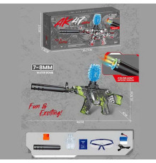 Автомат G 950-10 A (36) підсвічування, довжина з глушником 49см, пачка орбізів, окуляри, механічний принцип роботи, акумулятор 7.4V, в коробці