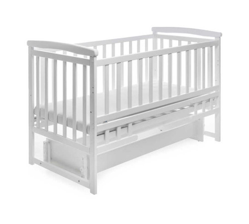 гр Ліжечко "Трансформер" колір - білий, без шухляди DS-1011 (1) маятниковий механізм