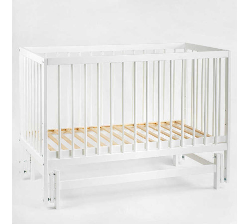 гр Ліжечко дитяче "КАЗКА-2" (1) шарнир-підшипник з висувною паличкою (Білий+біла паличка)