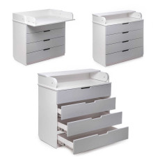 гр Комод-пеленатор МДФ 900 колір - сірий DSK-M905 (1)