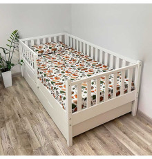 гр Ліжко підліткове з шухлядою без верху 1600*800 (білий)